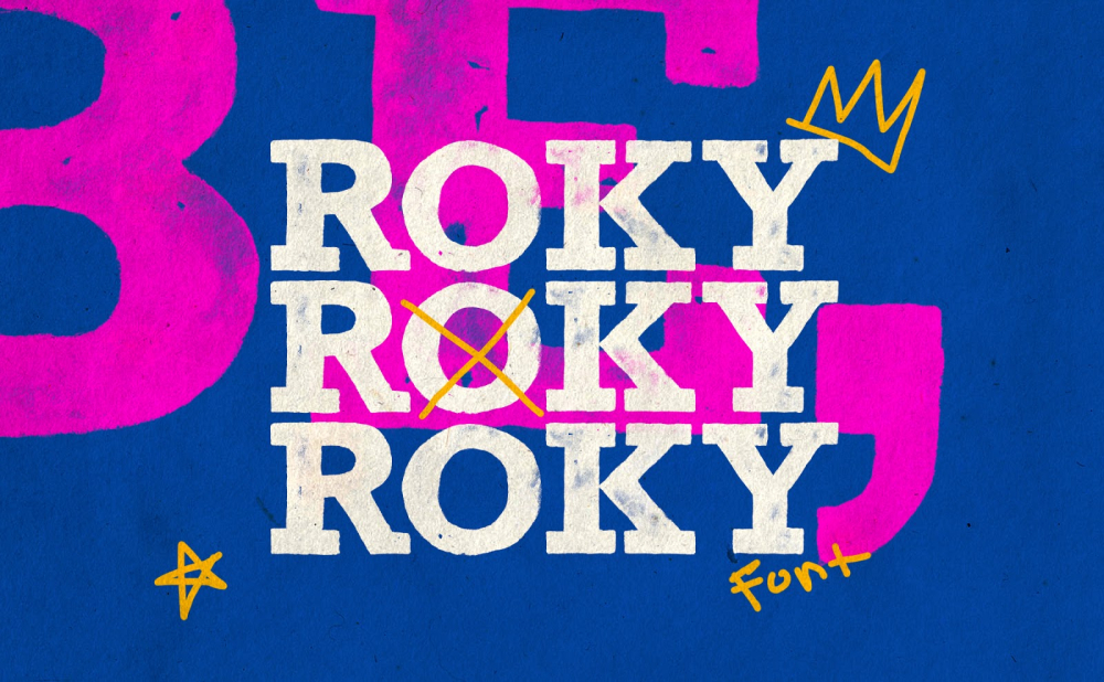 Free Download Roky - SVG Font