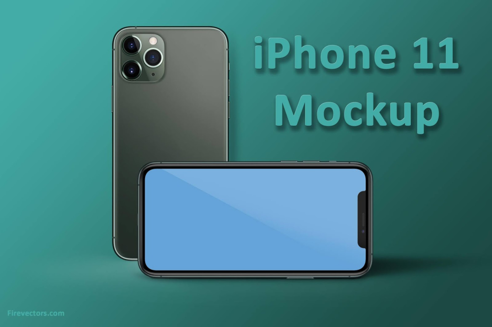 iPhone 11 PSD Mockup