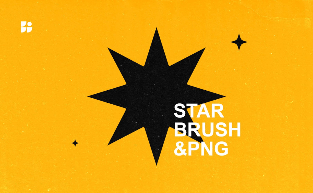 Free Download Various Star Brushes & PNG