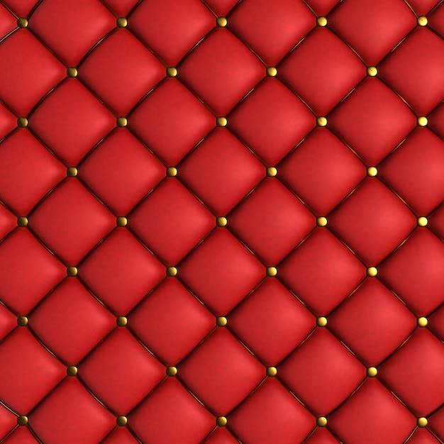 Red quilted texture