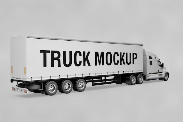American truck mockup