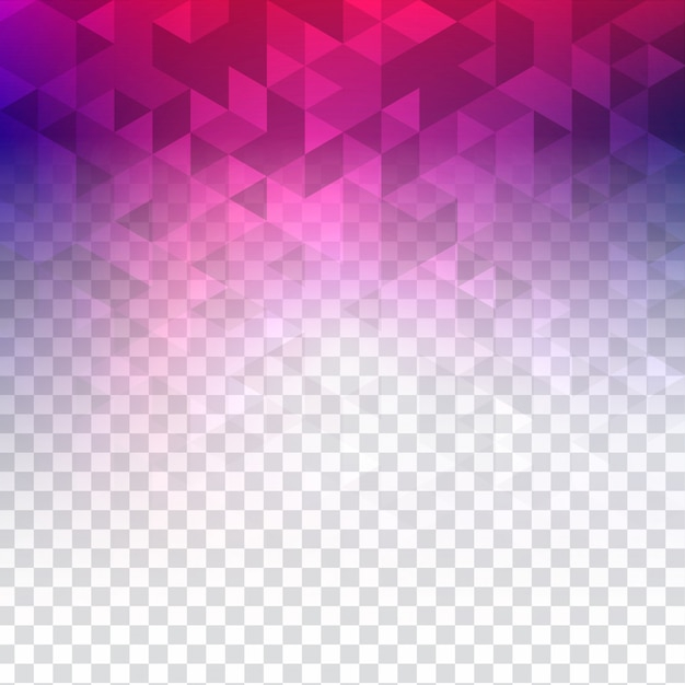 Abstract colorful transparent polygonal background