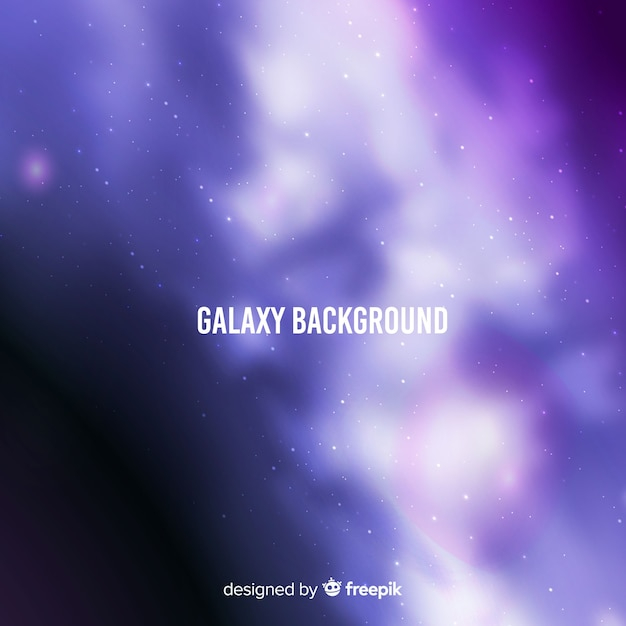 Blurred galaxy background