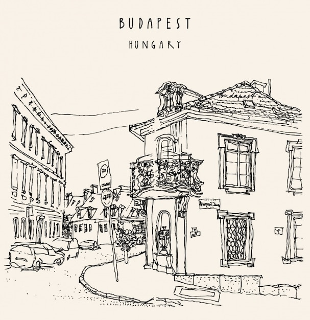 Budapest background design