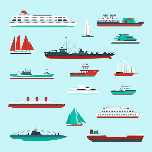 Collection of ships