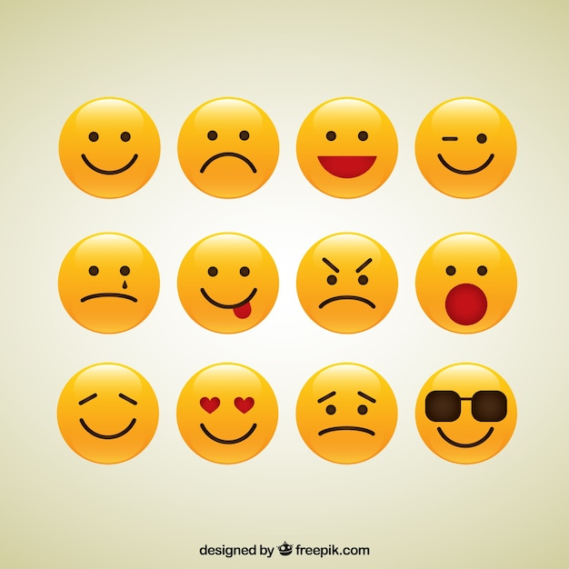 Collection of smiley icons