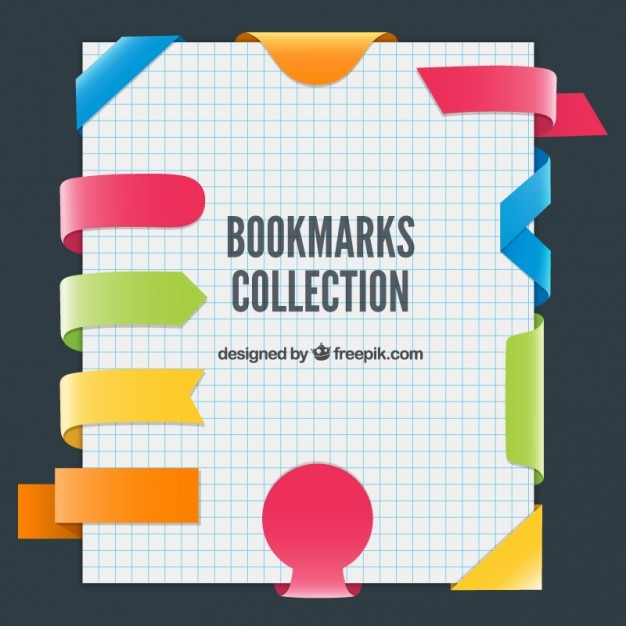 Colorful collection of bookmarks