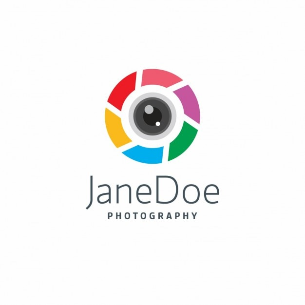 Colorful photography logo