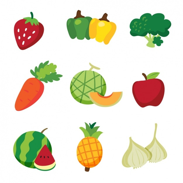 Fruits and vegetables design