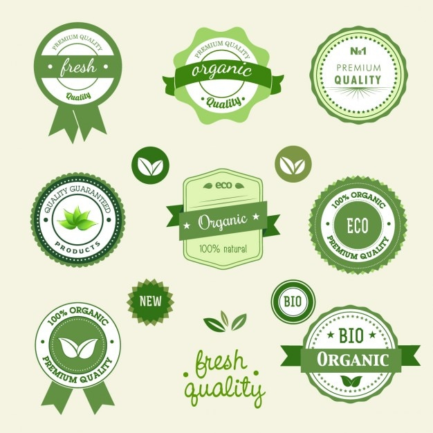 Green ecological labels