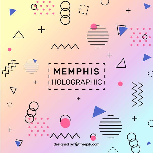 Memphis holographic background