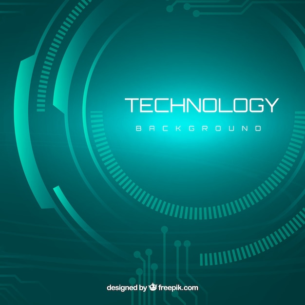 Modern background with cyber technology