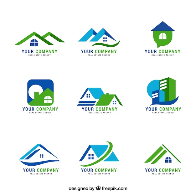 Nice collection of real estate logos