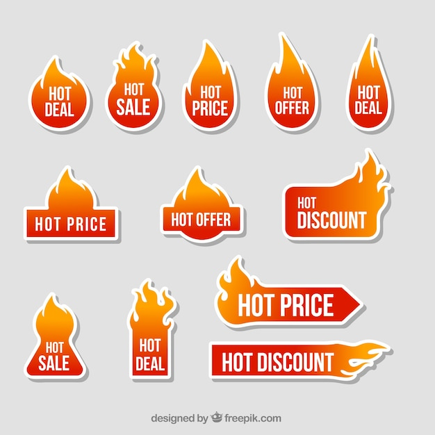Offers fire sticker collection