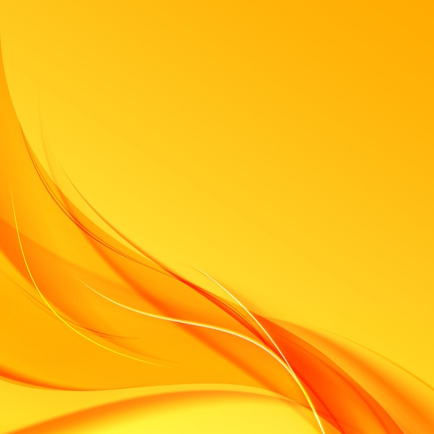 Orange smoke on yellow background.