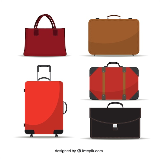 Pack bag and suitcases