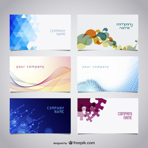 Proffesional business card set