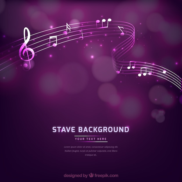 Purple music background