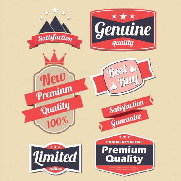 Seven quality labels