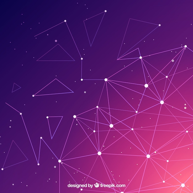 Technology background with gradient colors