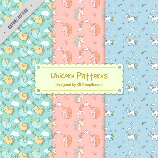 Unicorn pattern set