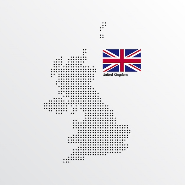 United Kingdom Map design 