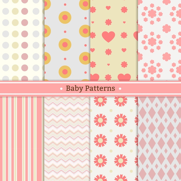 Variety of cute patterns