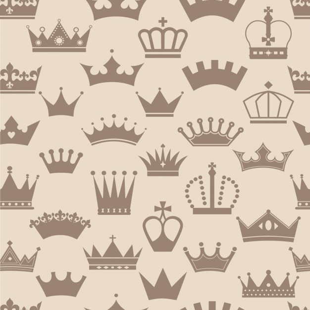 Vintage crowns pattern