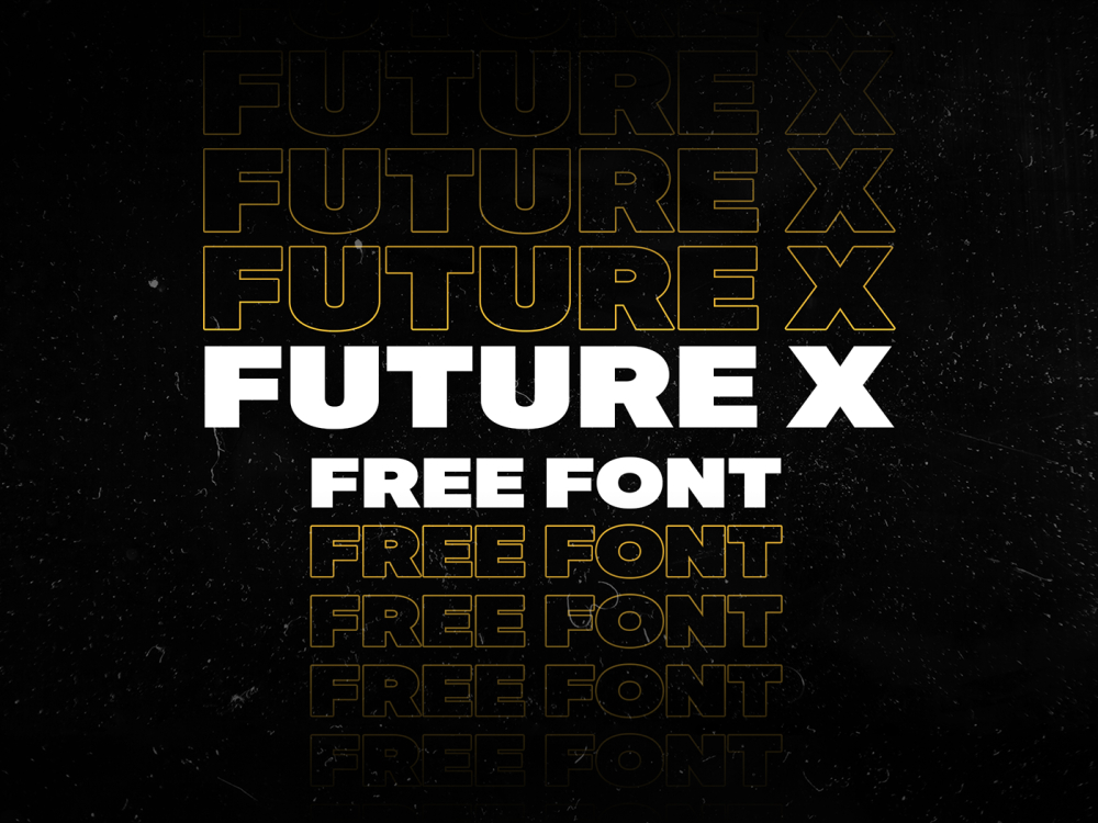 Future X | Free Font