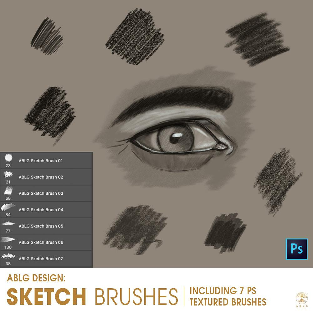 ABLG Photoshop Sketch Brushes