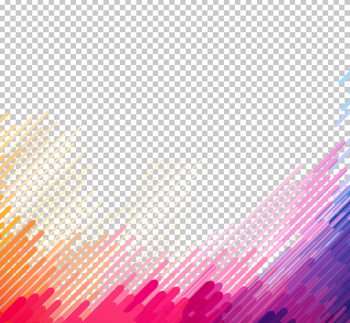 Abstract Color Transparent Background - Background Full Color