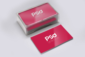 Business Card Mockup Free PSD Graphics