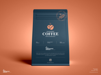 Free Packaging Coffee Pouch Mockup - Graphic Google - Tasty Graphic Designs Collection