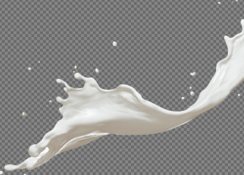 Milk Drop - Milk Splash Transparent Background