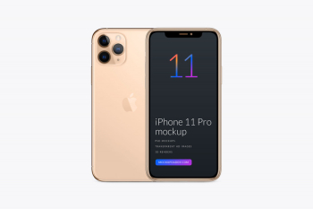Free Download iPhone 11 Pro Mockup - PSD