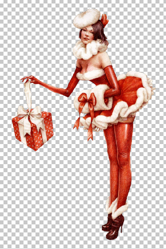 Santa Claus Girl -  Christmas Girl