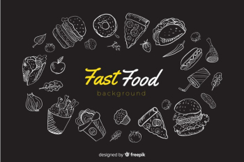 Food background Free Vector