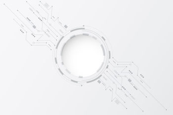 White technology background Free Vector