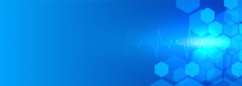 Healthcare and medical blue background banner Free Vector