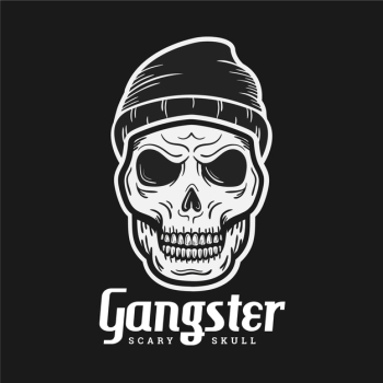 Retro style with skull Free Vector