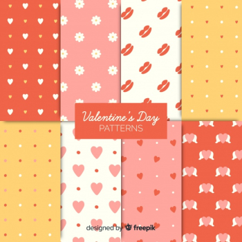 Simple valentine's day pattern