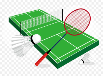 Badmintonveld Tennis Centre Shuttlecock - Vector badminton 