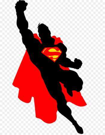 Superman Silhouette Art Superhero - POP ART 