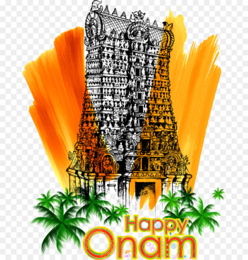 Kerala Onam Illustration - Vector India Onam festival 