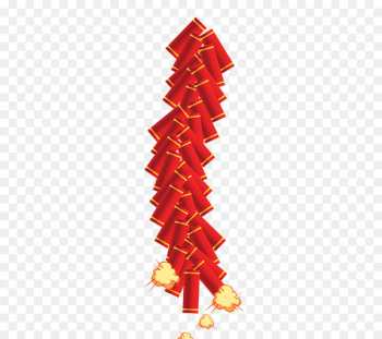 China Firecracker Chinese New Year Clip art - Chinese New Year festive firecrackers 