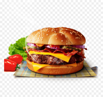 Hamburger Angus cattle Bacon, egg and cheese sandwich Cheeseburger - Burger material 