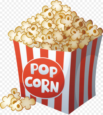 Popcorn Cartoon Film Drawing - Vector popcorn 