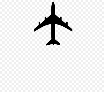 Airplane Black and white Clip art - plane vector 
