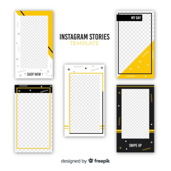 Instagram stories template