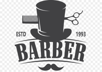 Barber Comb Hairdresser Hairstyle Logo - Vector barber shop logo 